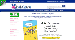 Desktop Screenshot of nobleworkscards.com